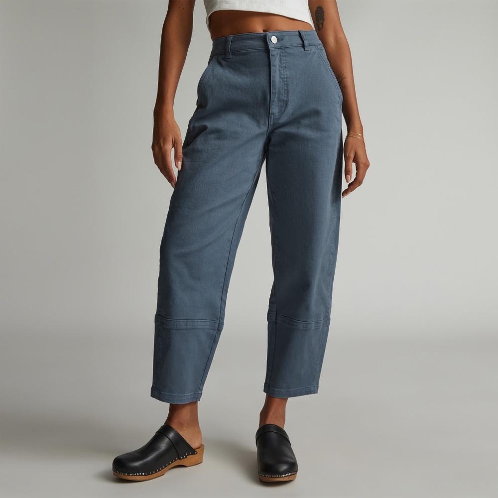 Everlane The Utility Barrel Pant Blue Base - Size 2